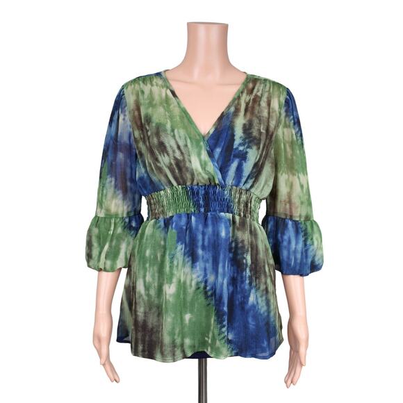 Adiva 3/4 Sleeve Top Women's Size Small - Picture 1 of 5